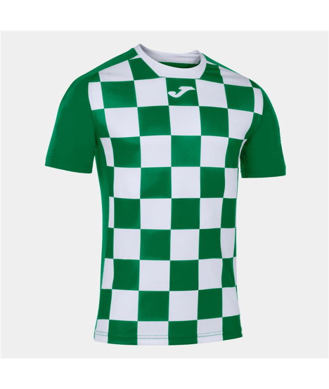 Camiseta Joma Flag II Hombre Verde-Blanco