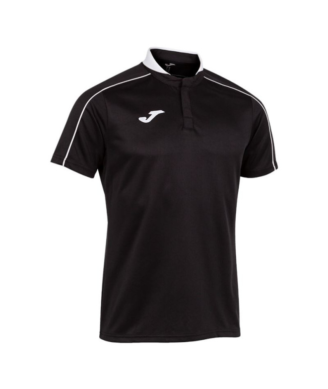 Polo Manga Corta Hombre Scrum Negro