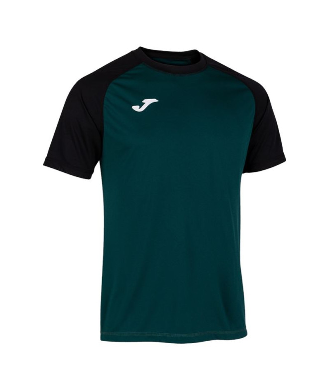 Camiseta Manga Corta Hombre Teamwork Verde Negro