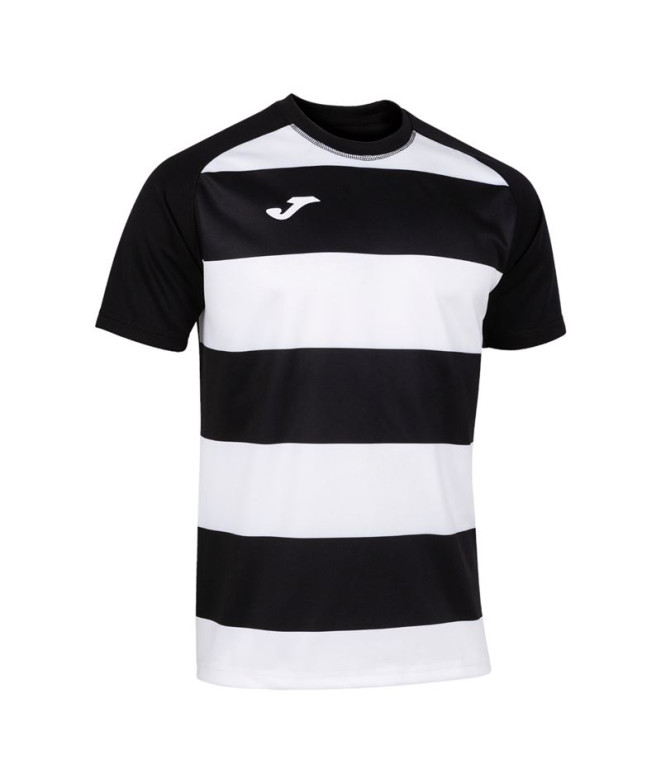 Camiseta Manga Corta Hombre Prorugby II Negro Blanco