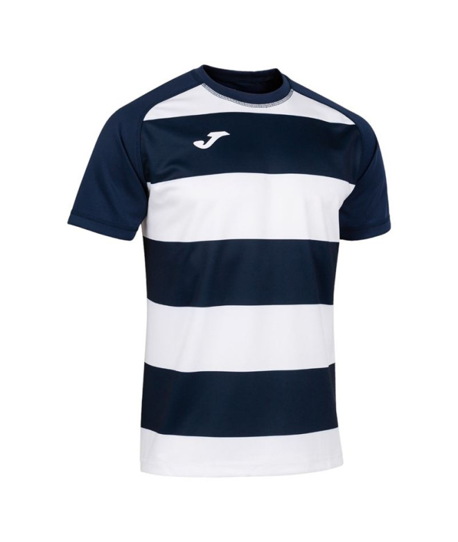 Camiseta Manga Corta Hombre Prorugby II Marino Blanco