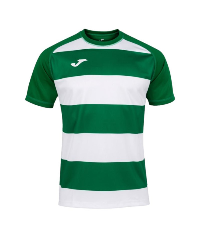 Camiseta Manga Corta Hombre Prorugby II Verde Blanco