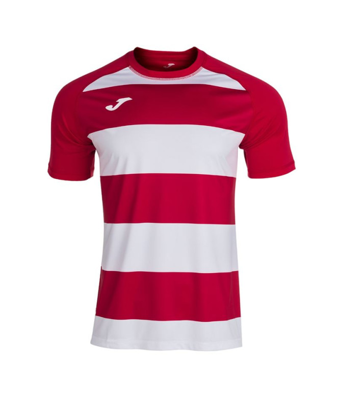 T-shirt Homme Manches courtes Prorugby II Rouge Blanc