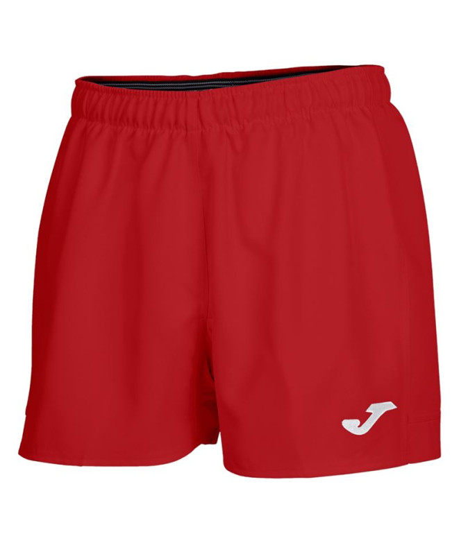 Rugby Homem Joma Short De Myskin II Vermelho Vermelho