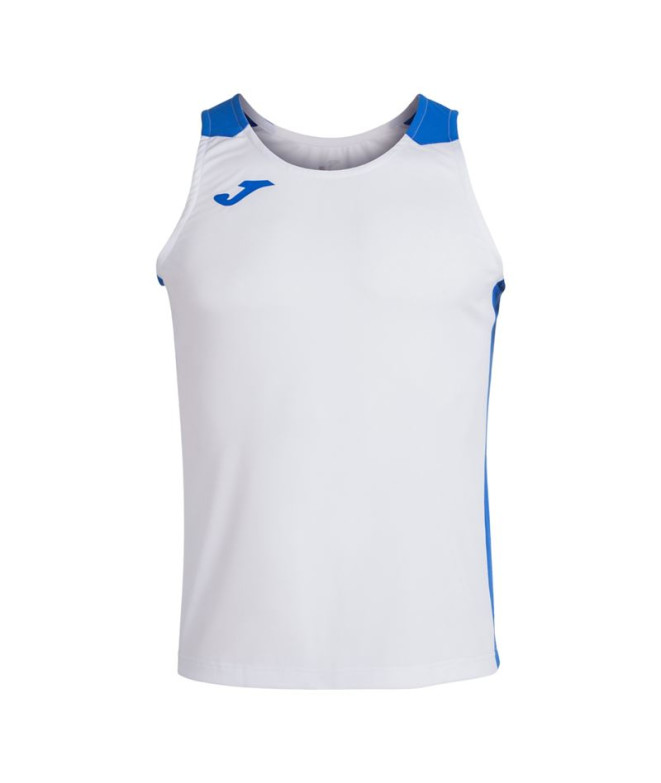 Camiseta De Running Tirantes Hombre Record II Blanco Royal