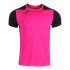 Camiseta Running Homem De manga curta Record II Fluorine Pink Neg