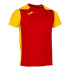Camiseta Running Homem De manga curta Record II Vermelho Amarelo