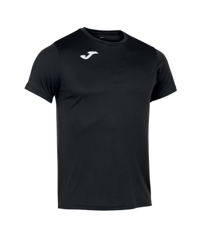 Camiseta De Running Manga Corta Hombre Record II Negro