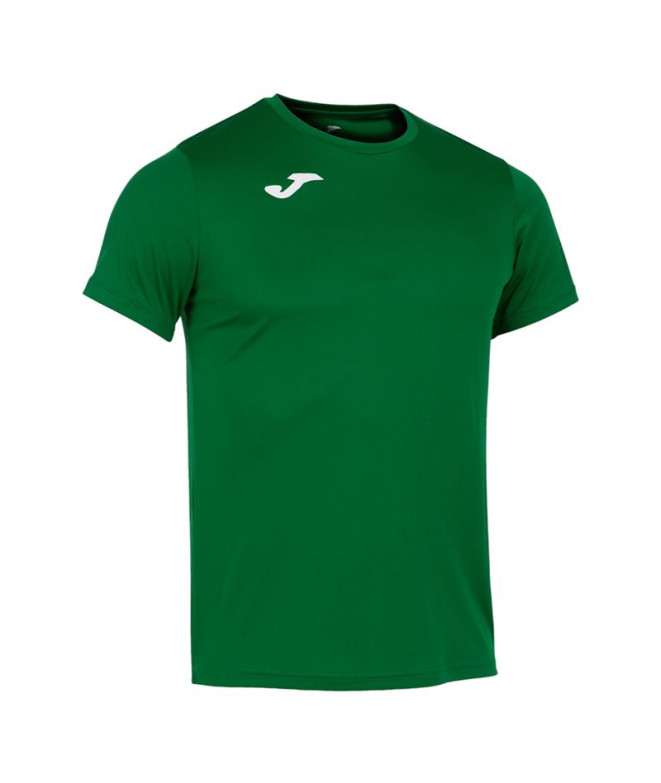 Camiseta De Running Manga Corta Hombre Record II Verde