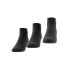 Pack 3 pares de calcetines cortos adidas Cushioned Negro