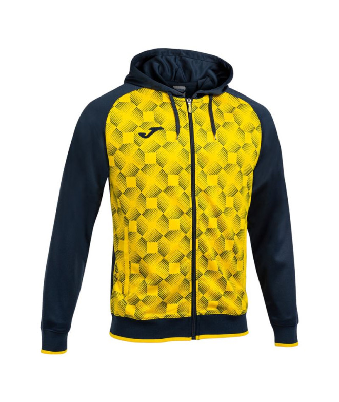 Chaqueta Con Capucha Joma Supernova III Hombre Marino Amarillo