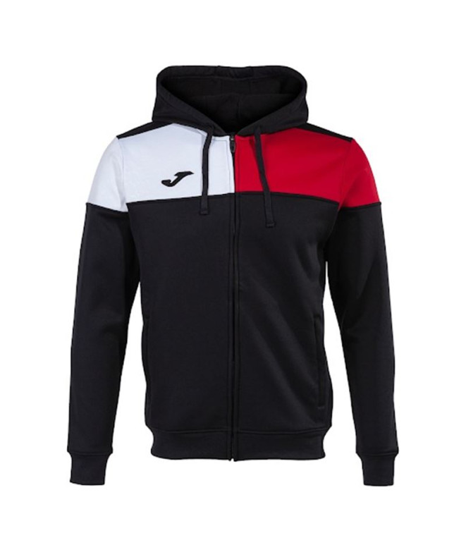 Veste Football Joma HommeEnfant from Hooded Crew V / Noir Rouge Blanc