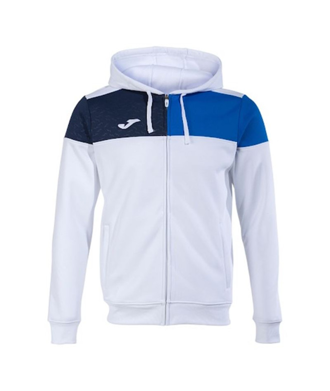 Chaqueta de Fútbol Joma Con Capucha Crew V Hombre/Niño Blanco Royal Marino