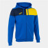 Chaqueta de Fútbol Joma Con Capucha Crew V Hombre/Niño Royal Amarillo Marino