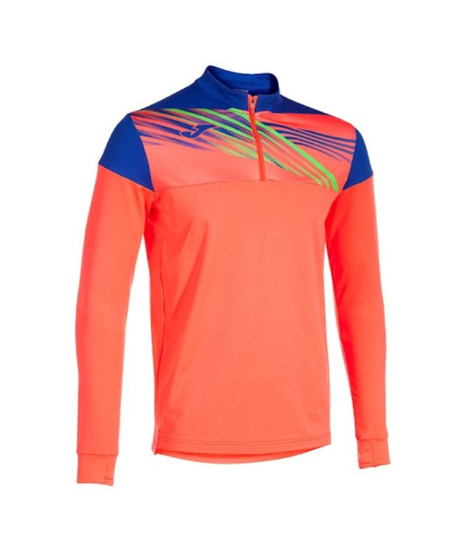 Moletom Running Joma HomemMenino de Elite X / Coral Fluorine Royal