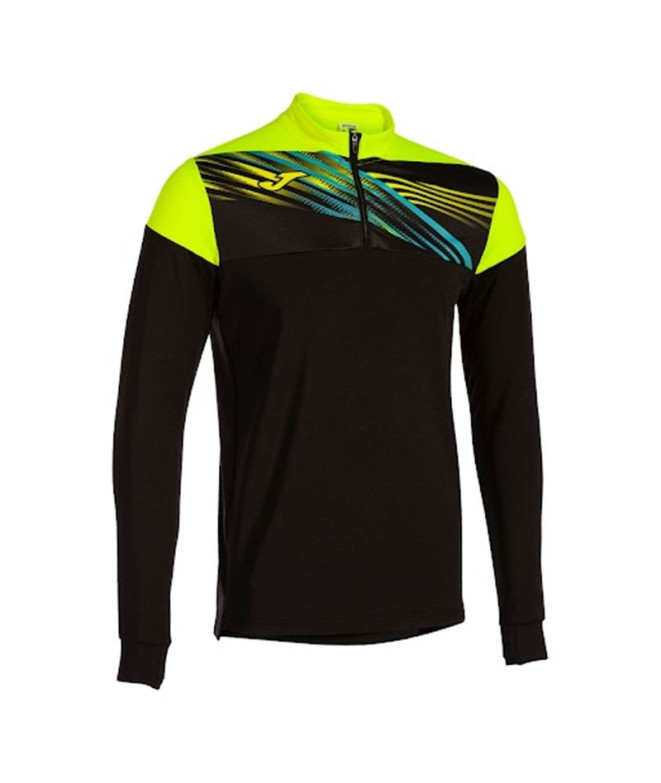 Moletom Running Joma HomemMenino de Elite X / Amarelo fluorescente preto