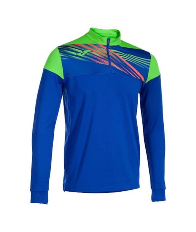 Sudadera de Running Joma Elite X Hombre/Niño Royal Verde Flúor