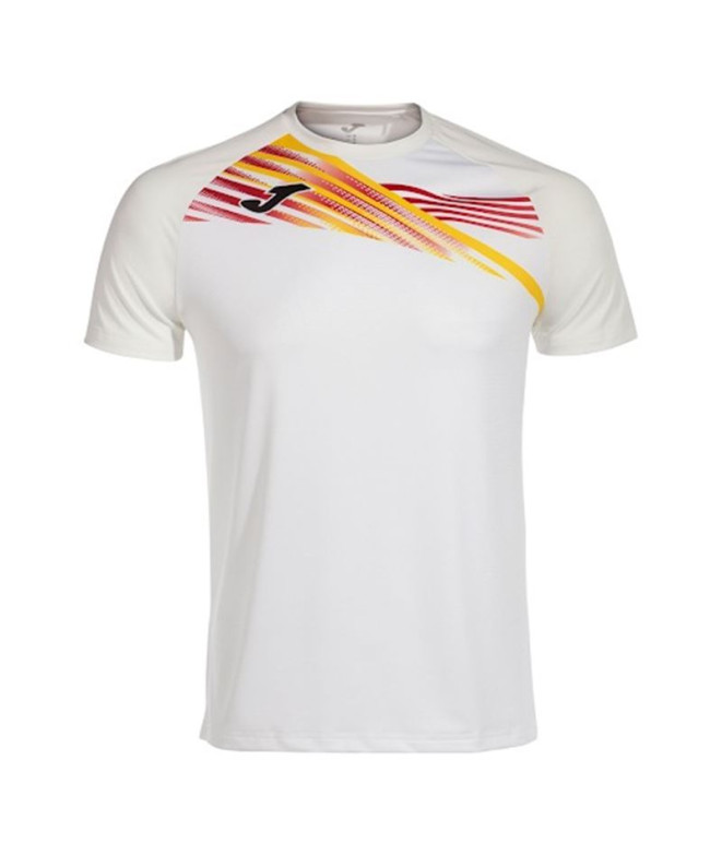 Camiseta de Running Joma Manga Corta Elite X Hombre/Niño Blanco