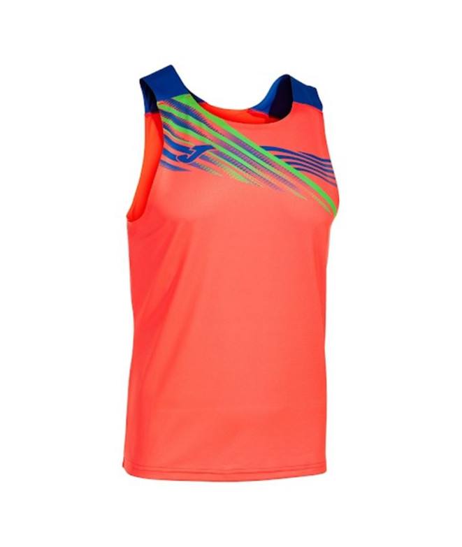 Camiseta Running Joma HomemMenino from Elite X Sleeveless / Coral Royal Fluorine