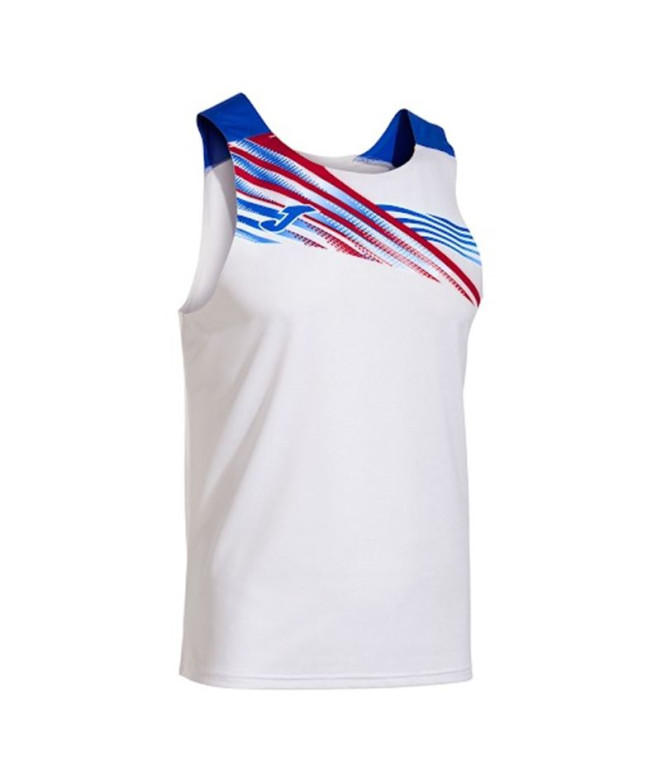 Camiseta de Running Joma Sin Mangas Elite X Hombre/Niño Blanco Royal