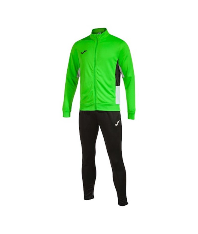 Survêtement Football Joma HommeEnfant du Danube II / Vert Fluor Noir Blanc