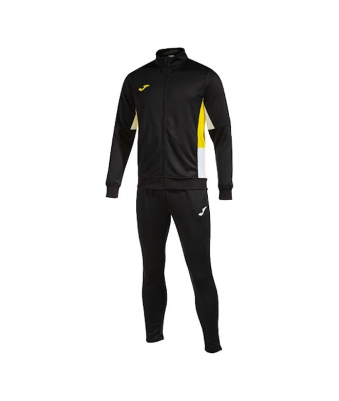 Chándal de Fútbol Joma Danubio II Hombre/Niño Negro Amarillo Blanco