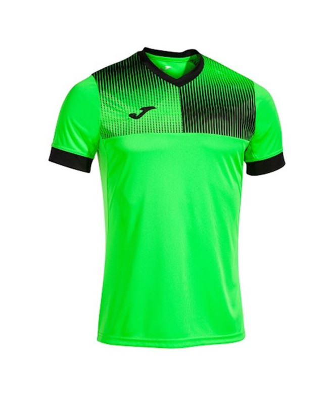 Camiseta Futebol Joma HomemMenino from Eco Supernova Manga curta / Verde Flúor Preto