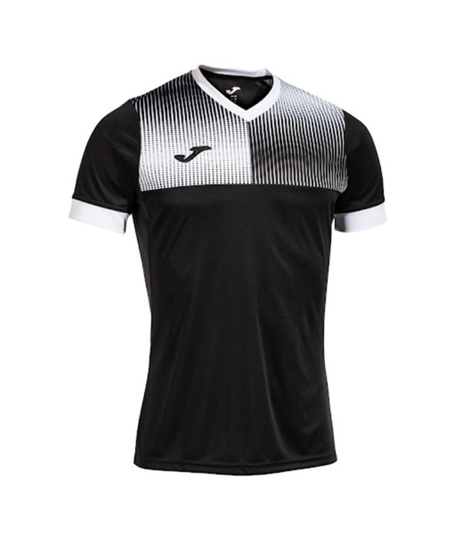 Camiseta de Fútbol Joma Manga Corta Eco Supernova Hombre/Niño Negro Blanco