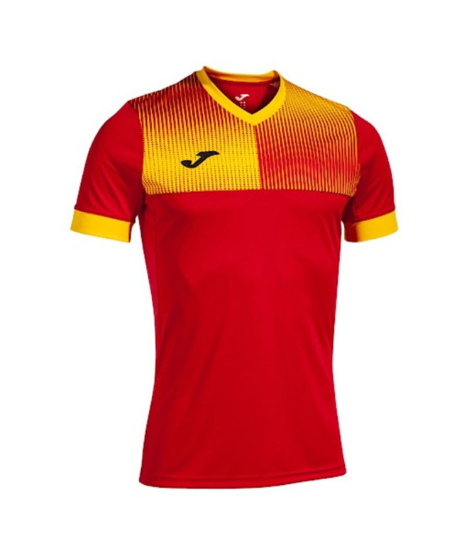 Camiseta Futebol Joma HomemMenino from Manga curta Eco Supernova / Amarelo Vermelho