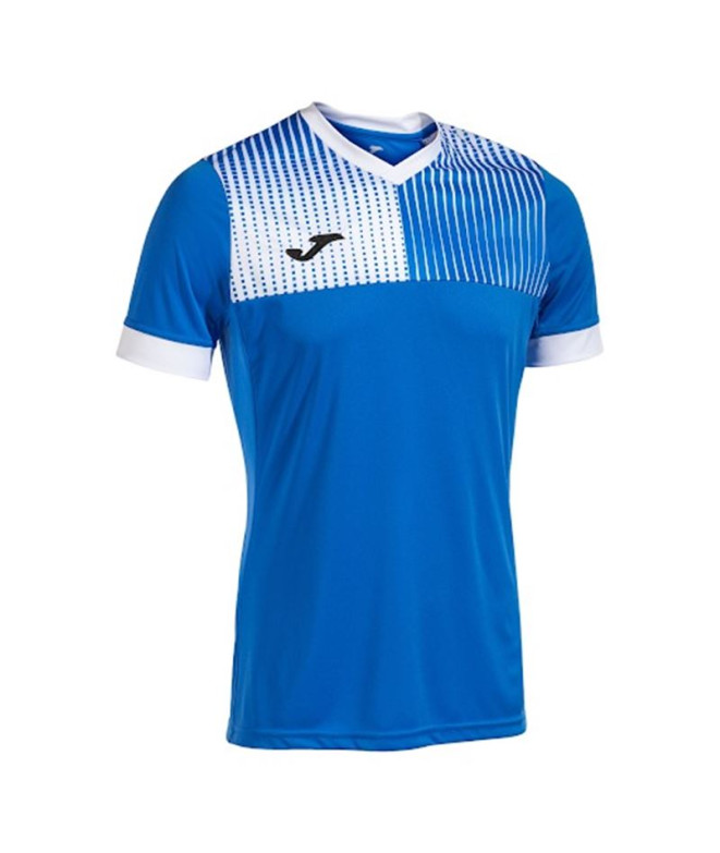 Camiseta de Fútbol Joma Manga Corta Eco Supernova Hombre/Niño Royal Blanco