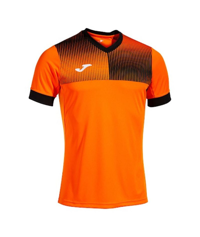 Camiseta de Fútbol Joma Manga Corta Eco Supernova Hombre/Niño Naranja Negro