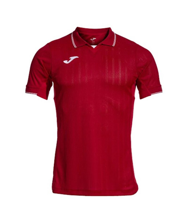 Camiseta Joma Homem Fit One Manga curta vermelha