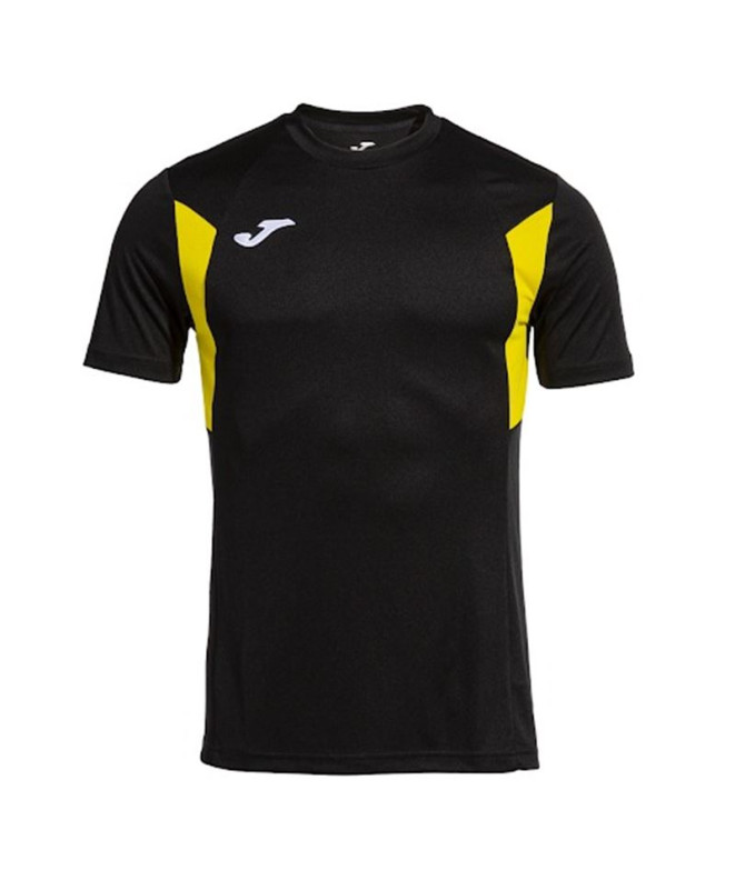 Camiseta de Fútbol Joma Winner III Hombre/Niño Negro Amarillo