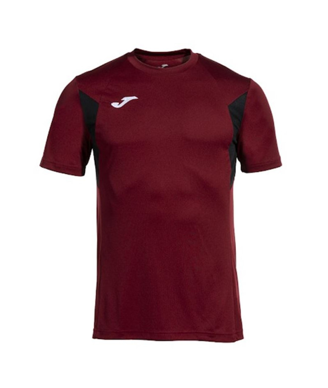Camiseta de Fútbol Joma Winner III Hombre/Niño Burdeos Negro