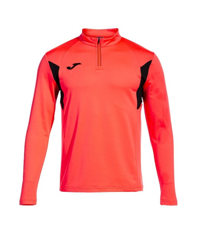 Sudadera Joma Winner III Hombre/Niño Coral Flúor Negro