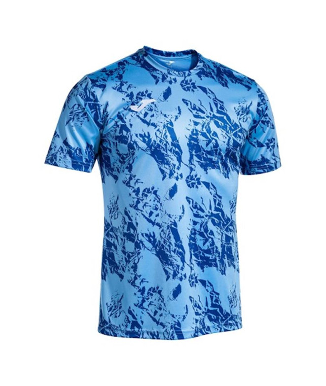 Camiseta Futebol Joma HomemMenino de Manga curta Lion / Azul claro Azul celeste