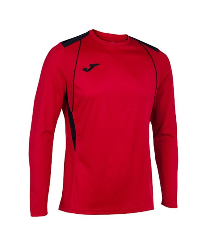 T-shirt Football Joma HommeEnfant de Long Sleeve Championship VII / Black Red