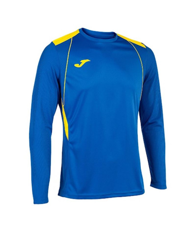 T-shirt Football Joma HommeEnfant from Long Sleeve Championship VII / Royal Yellow