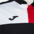 Polo Joma HomemMenino Manga curta em V / Preto Vermelho Branco