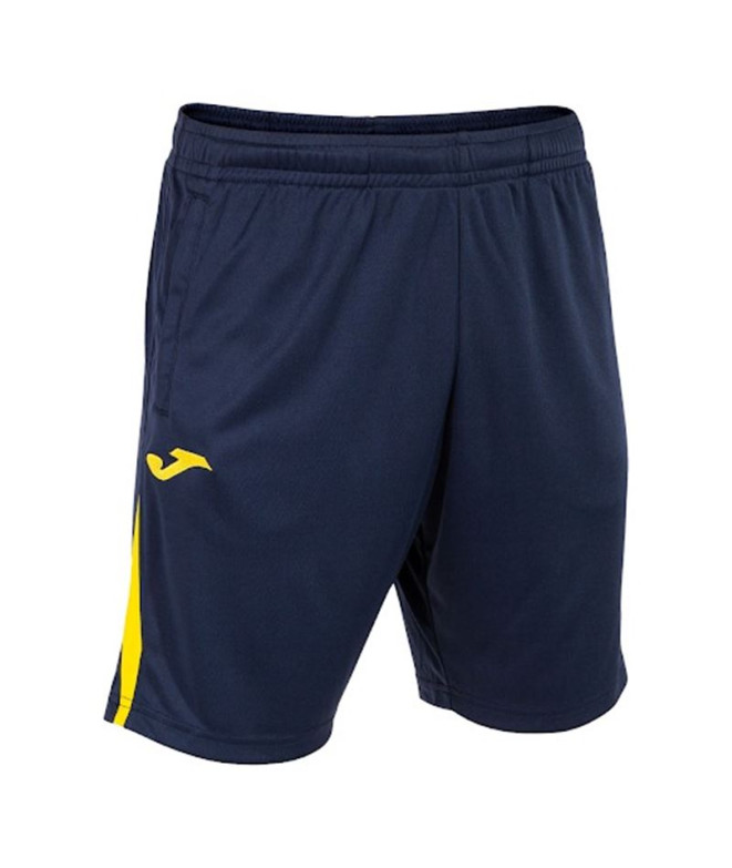 Football Joma HommeEnfant Short de Championship VII / Navy Yellow