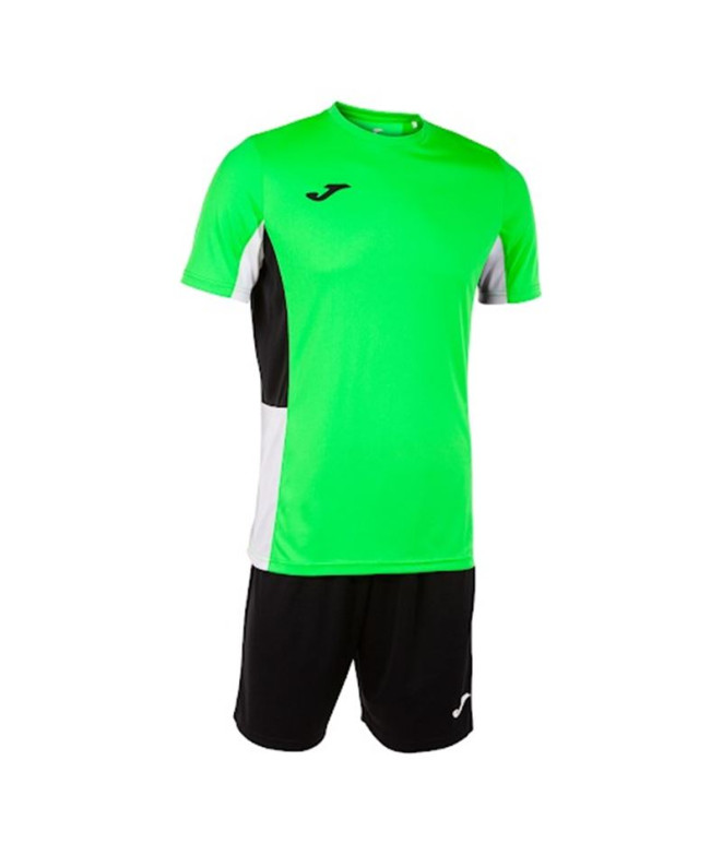 Set de Fútbol Joma Danubio II Hombre/Niño Verde Flúor Negro Blanco