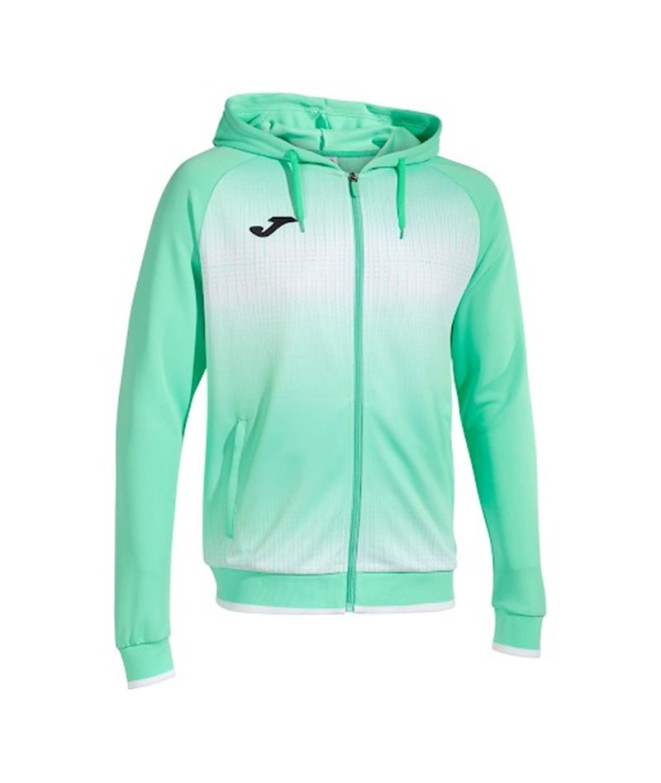 Casaco Futebol Joma HomemMenino de Tiger V com capuz / Verde Branco