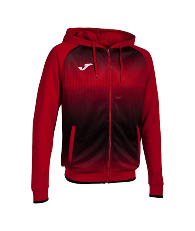 Veste Football Joma HommeEnfant de Hooded Tiger V / Rouge Noir