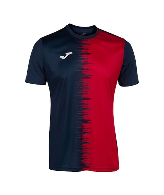 T-shirt Football Joma HommeEnfant de Short Sleeve City II / Navy Red