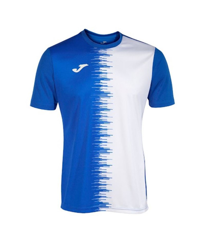 T-shirt Football Joma HommeEnfant de Short Sleeve City II / Royal White