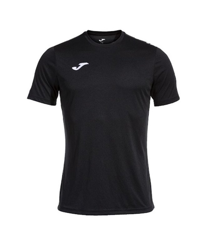 Camiseta de Fútbol Joma Manga Corta Olimpiada Hombre/Niño Negro