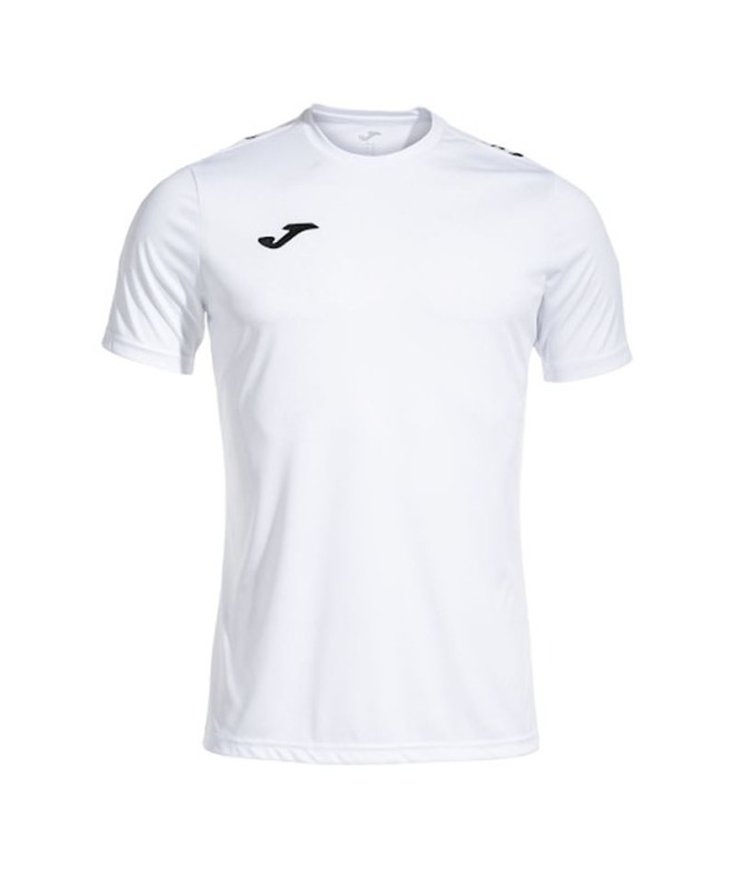 Camiseta de Fútbol Joma Manga Corta Olimpiada Hombre/Niño Blanco