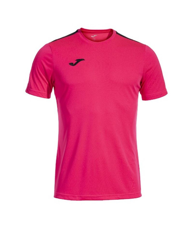 Camiseta de Fútbol Joma Manga Corta Olimpiada Hombre/Niño Fucsia Negro