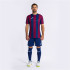 Conjunto de Futebol Joma Manga Curta Inter Classic Homem/Menino Royal Bordeaux