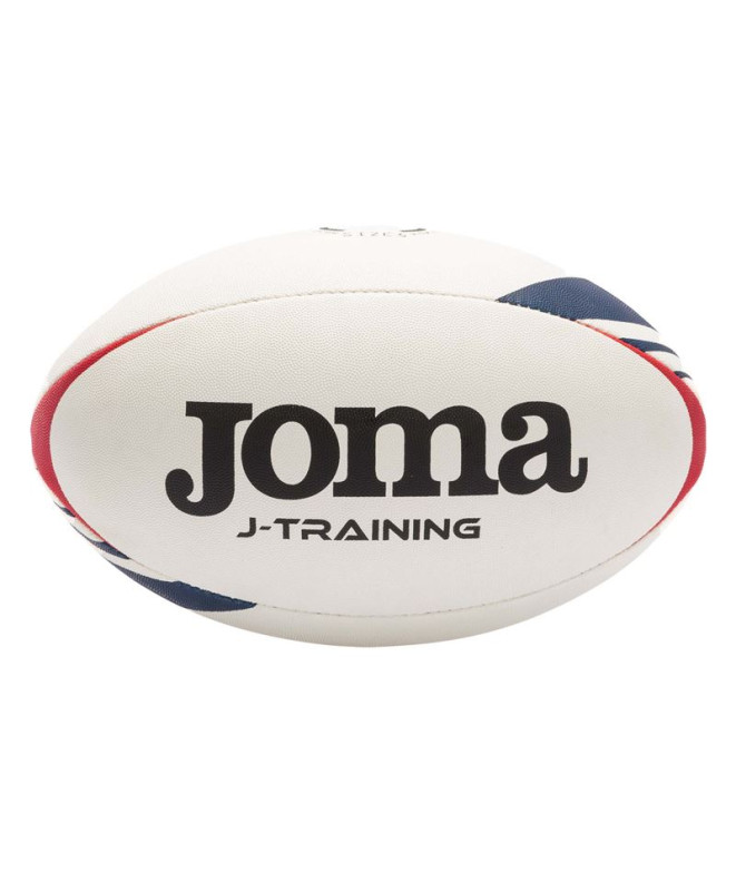 Bola Joma Unissex J-Training Branco Marinho Vermelho